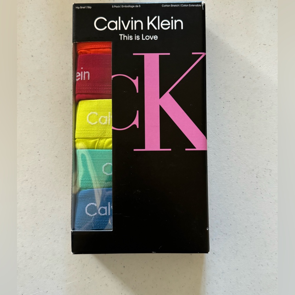CALVIN KLEIN MENS BRIEF 5pk SIZE LARGE